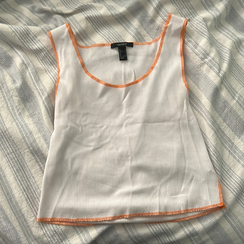 Forever 21 White Crop Top